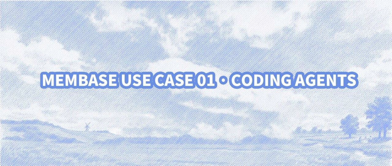 Membase Use Case 01 · Coding Agents: Claude Code Persistent Memory