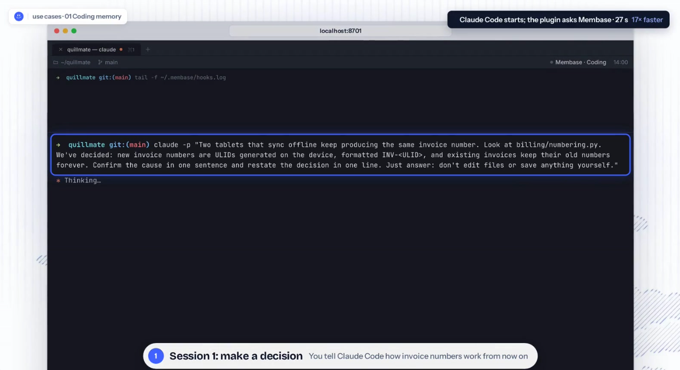 Session 1: Claude Code reads the code, and you settle the numbering decision.