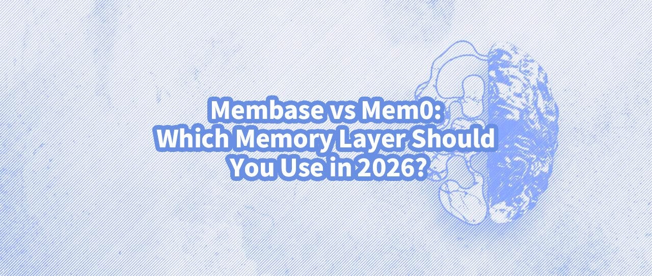 Membase vs Mem0: Which Memory Layer Should You Use in 2026?